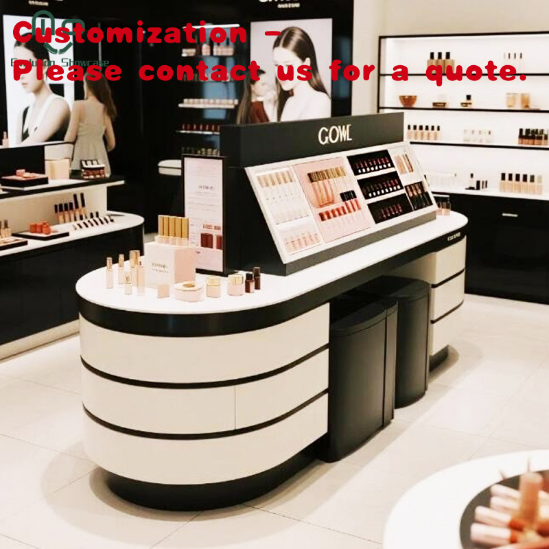 Luxury Skincare Store - Furnitur Toko Kosmetik Desain 3D Mewah